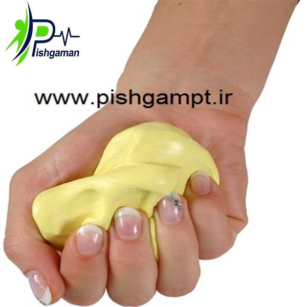 خمیر پاتی ترافلکس « Theraflex Putty » زرد - Image 4