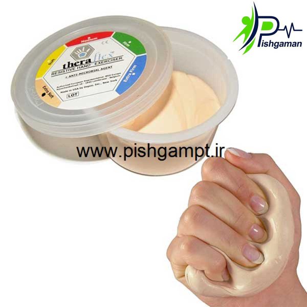 خمیر پاتی ترافلکس « Theraflex Putty » کرم - Image 3